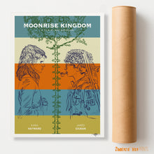 Load image into Gallery viewer, Moonrise Kingdom poster - Wes Anderson - 2012