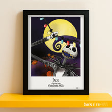 Load image into Gallery viewer, The Nightmare Before Christmas - portrait of Jack Skellington - print, 1993