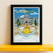 Load image into Gallery viewer, Ralph Wiggum as The Notorious BIG (well…Notorious WIG) - Sky's The Limit - Simpsons print - 1995