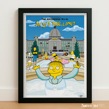 Load image into Gallery viewer, Ralph Wiggum as The Notorious BIG (well…Notorious WIG) - Sky's The Limit - Simpsons print - 1995