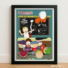 Load image into Gallery viewer, Eminem and South Park choir - The Kids - Giclée print, 2002