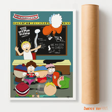 Load image into Gallery viewer, Eminem and South Park choir - The Kids - Giclée print, 2002