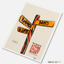 Load image into Gallery viewer, A TRIBE CALLED QUEST - Beats, Rhymes &amp; Life - The Travels of - Signed giclée print
