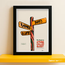 Load image into Gallery viewer, A TRIBE CALLED QUEST - Beats, Rhymes &amp; Life - The Travels of - Signed giclée print
