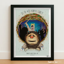 Load image into Gallery viewer, Where the wild things are - Let the wild rumpus start !! print - 2017