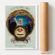 Load image into Gallery viewer, Where the wild things are - Let the wild rumpus start !! print - 2017