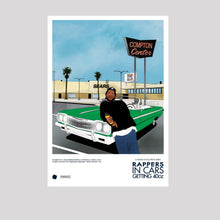 Load image into Gallery viewer, Ice Cube w/ Chevrolet 1964 Impala convertible - Today was a good day - Rappers in cars getting 40oz series