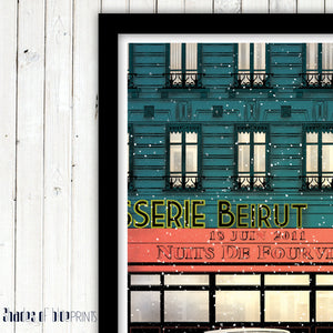Beirut at Nuits De Fourvière poster - Lyon, June 18th 2011