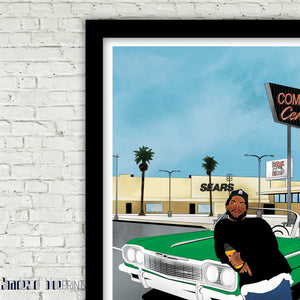 Ice Cube w/ Chevrolet 1964 Impala convertible - Today was a good day - Rappers in cars getting 40oz series
