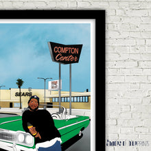 Load image into Gallery viewer, Ice Cube w/ Chevrolet 1964 Impala convertible - Today was a good day - Rappers in cars getting 40oz series