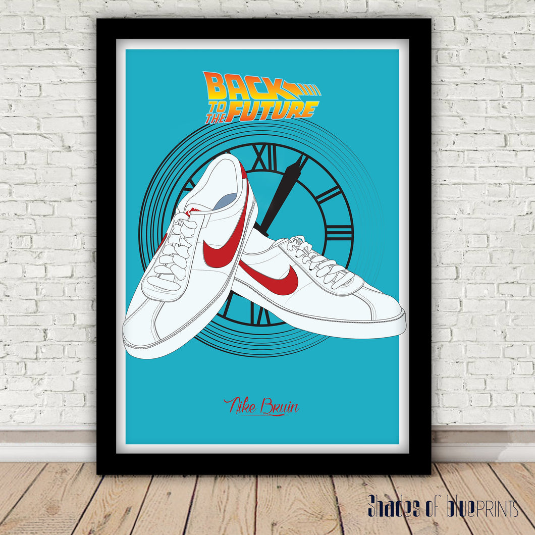 Back To The Future - Nike Bruin - 1985, print