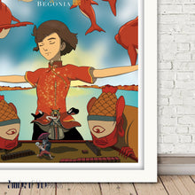 Load image into Gallery viewer, Big Fish &amp; Begonia - 2016, Giclée print