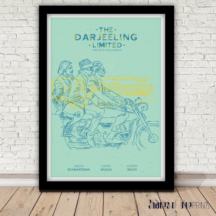 The Darjeeling Limited poster - by Wes Anderson - 2007