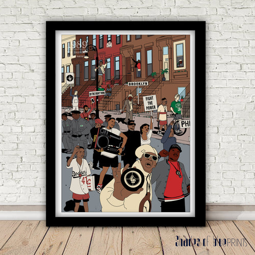 Public Enemy x Do The right Thing : Fight The Power - 1989 - Giclée print