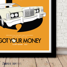 Load image into Gallery viewer, ODB (Ol&#39;Dirty Bastard) of Wu tang Clan &amp; Kelis - Got Your Money poster - print