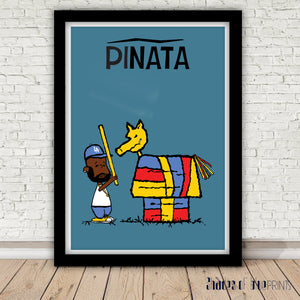 Madlib & Freddie Gibbs are MadGibbs - Pinata - Giclée print, 2014