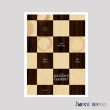Load image into Gallery viewer, A Netflix Limited Series - The Queen&#39;s Gambit - Giclée print, 2021