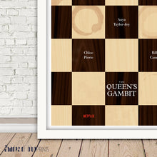 Load image into Gallery viewer, A Netflix Limited Series - The Queen&#39;s Gambit - Giclée print, 2021