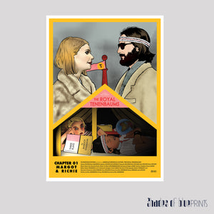 Wes Anderson's The Royal Tenenbaums - Chapter 01 : Margot & Richie - print
