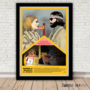 Wes Anderson's The Royal Tenenbaums - Chapter 01 : Margot & Richie - print