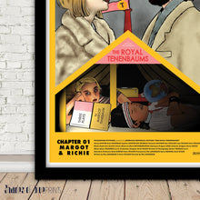Load image into Gallery viewer, Wes Anderson&#39;s The Royal Tenenbaums - Chapter 01 : Margot &amp; Richie - print