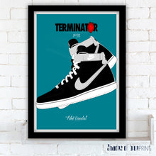 Load image into Gallery viewer, Terminator / Nike Vandal movie poster - Giclée print, 1985
