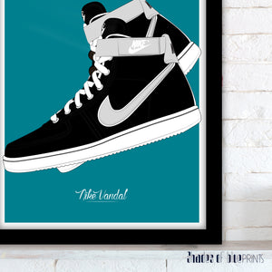 Terminator / Nike Vandal movie poster - Giclée print, 1985